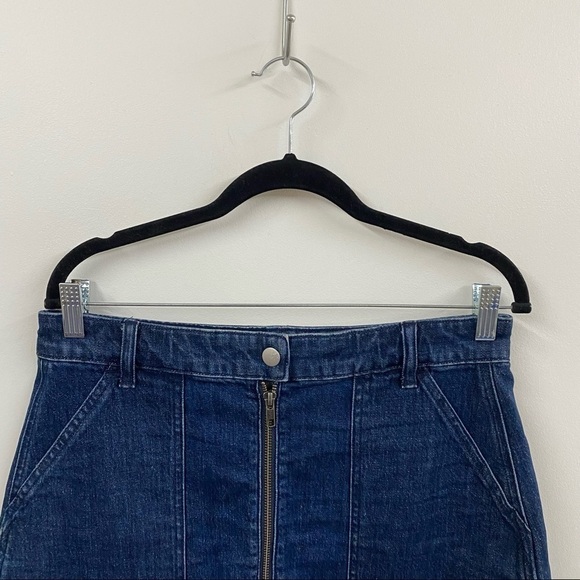 Madewell Denim Utility Zip Front Skirt - Picture 5 of 12